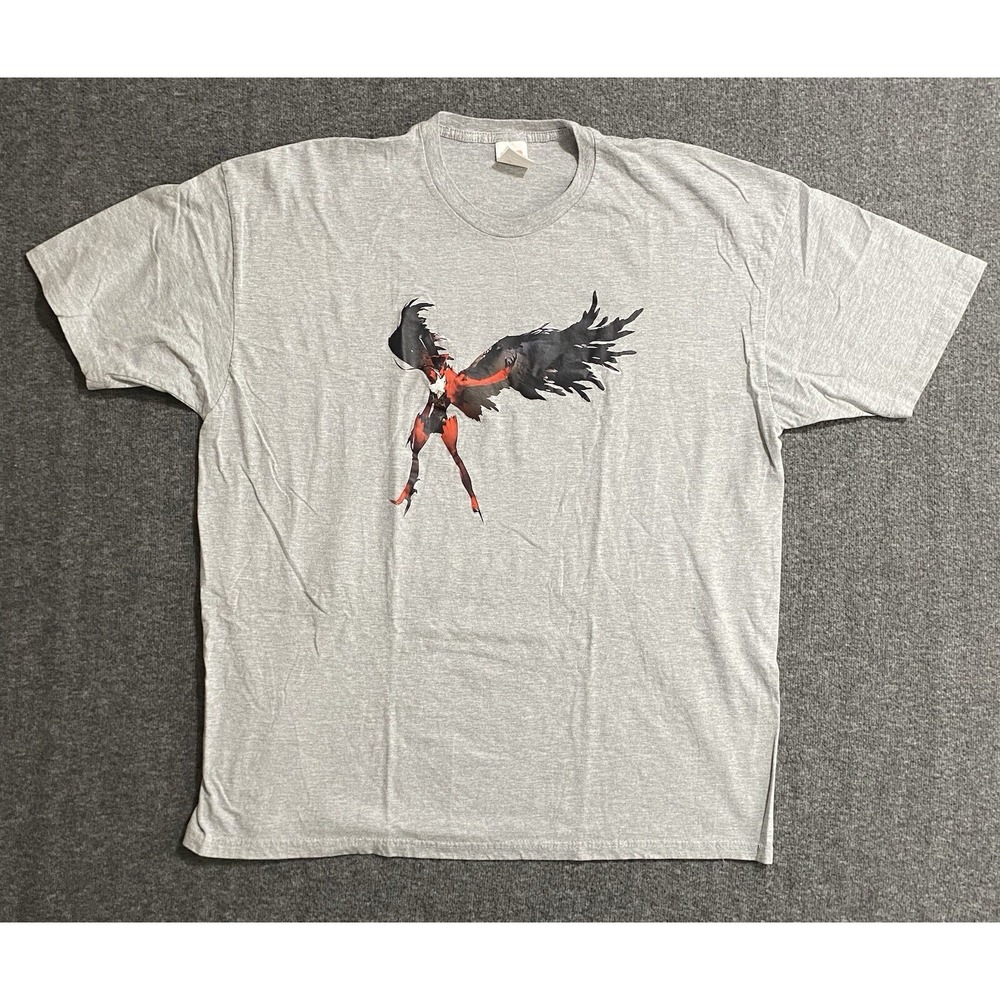 Three Layer Persona 5 Arsene Graphic T-Shirt Gray Mens XXL Style 1001